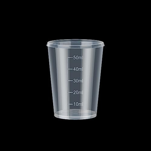 56 PCS Resin Mixing Kit,12PCS 100ML Disposable Measuring Cups,24PCS 50ML Mixing Cups for Resin,20 Wooden Stirring Sticks, Mixing Cups for Epoxy Resin, Paint Mixing, Jewelry Making - size: 100ML Mixing Cups