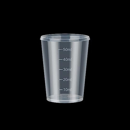 56 PCS Resin Mixing Kit,12PCS 100ML Disposable Measuring Cups,24PCS 50ML Mixing Cups for Resin,20 Wooden Stirring Sticks, Mixing Cups for Epoxy Resin, Paint Mixing, Jewelry Making - size: 100ML Mixing Cups