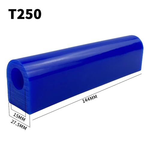 NIUPIKA Carving Wax Ring Tube for Making Rings Mold Hard Wax Blank Large Flat Side Tube Blue Color (All) - size: All