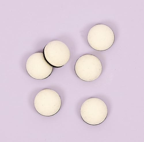 Craftelier - Replacement Round Foam Pads of 20 mm Diameter for Applying and Mixing Inks for Scrapbooking and Other Craft Projects | Compatible with Mini Ink Blending Tool - size: Mini Replacement Foam Refills of 20 mm