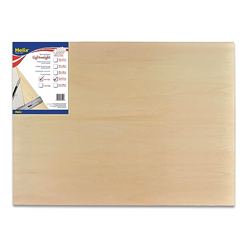 Helix - Wooden Drawing Board - Plain Edge - 23 x 31 inch | Smooth Surface for Artists - Super Light and Portable - Outdoor Sketching - Durable Construction for Easy Transport - size: 23” x 31”, style: Plain Edge
