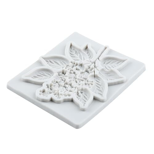 Flower Polymer Clay Mold Flower Branch Leaf Silicone Molds - color: Style J