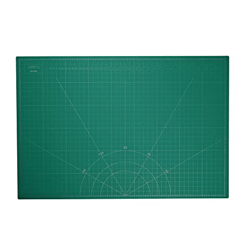 Pacific Arc Double Sided Self Healing Cutting Mat - Thick and Durable Vinyl Rotary Cutting Mat for Sewing & Scrapbook Paper Cutting Mat (24"x36") - size: 24"x36"