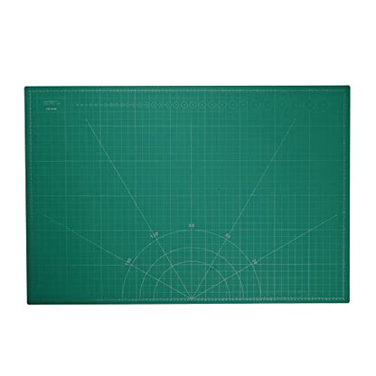 Pacific Arc Double Sided Self Healing Cutting Mat - Thick and Durable Vinyl Rotary Cutting Mat for Sewing & Scrapbook Paper Cutting Mat (24"x36") - size: 24"x36"