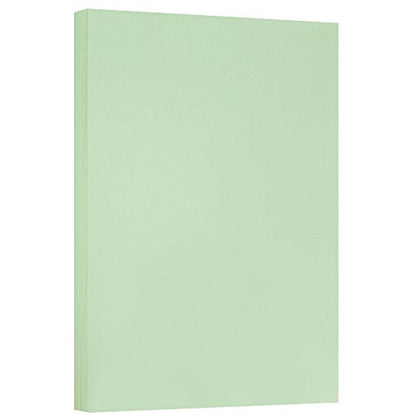 JAM PAPER Extra Heavy Weight 110lb Cardstock - 11 x 17 Tabloid Coverstock - Green - 50 Sheets/Pack - color: Green, size: 11" x 17"