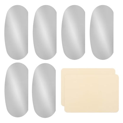 YOKIVE 6Pcs Steel Pottery Tools, Serrated Scraper Clay Ribs 3.94" x 1.99" Stainless Steel Sculpture Modeling Cutter Ceramic Tools with 2 Beige Chamois Cloth - color: Beige Chamois Cloth, size: 3.94" x 1.99"