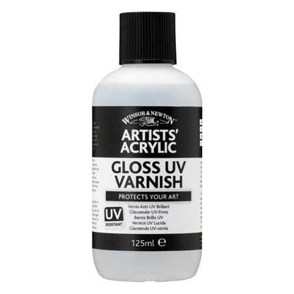 Winsor & Newton Professional Acrylic Medium, Gloss UV Varnish, 225ml - color: Gloss Uv Varnish, style: 225ml (7.6-oz)