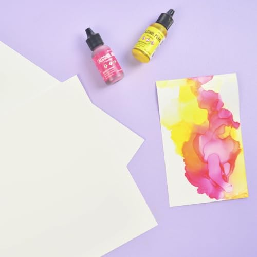 Craftelier - Yupo 12"x12" Paper | Non-Porous Synthetic Paper for Alcohol-Based Inks | Smooth Surface, Easy to Cut or Die-Cut | 10 Sheets (250 g/m²) | 30,5 x 30,5 cm (12" x 12") - size: Yupo 12"x12" paper