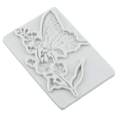Butterfly Silicone Mold Flower and Butterfly Polymer Clay Molds - color: Style E