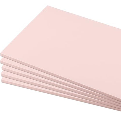 5 PCS Pink A4 Rubber Carving Blocks, 8.3 x 11.8 Inch Large Stamp Carving Blocks, Soft Rubber Stamping Block, Linoleum Blocks for Printmaking, Engraving Crafts - color: Pink
