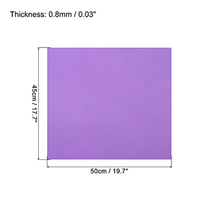 MECCANIXITY EVA Foam Sheets Dark Purple 19.7 Inch x 17.7 Inch 0.8mm Thick Crafts Foam Sheets for Costumes, Arts and Crafts Projects Pack of 5 - color: Dark Purple, size: 19.7 x 17.7 x 0.03 in