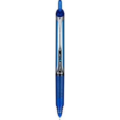 Pilot Precise V7 RT Refillable & Retractable Liquid Ink Rollerball Pens, Blue Ink Pens, Fine Point (0.7 mm), 6-Pack - Ideal for School, Journaling, and Office Writing - color: Blue, size: 6 Count (Pack of 1)