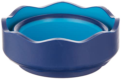 Faber Castell Plastic Click and Go Water Cup, Blue - color: Blue