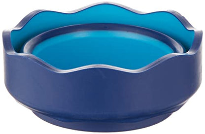 Faber Castell Plastic Click and Go Water Cup, Blue - color: Blue
