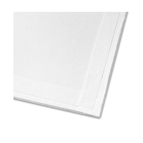 KINGART 826-14 Canvas Panels, 100% Cotton Pre-Primed Gesso Boards for Acrylic, Oil & Mixed Media, White, 9" x 12", Pack of 14 - color: White, size: 9" x 12"