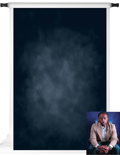 Kate Dark Blue Photography Backdrops Abstract Photo Backdrop Poratrait Background for Photoshoot, 6.5x10ft - color: dark blue, size: 6.5x10ft