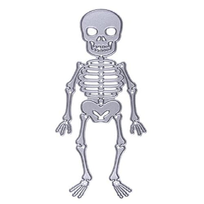 Cutting Dies Handmade DIY Paper Cards Album Decoration Stencils Template Embossing for Card Scrapbooking Craft (Skeleton) - style: Skeleton