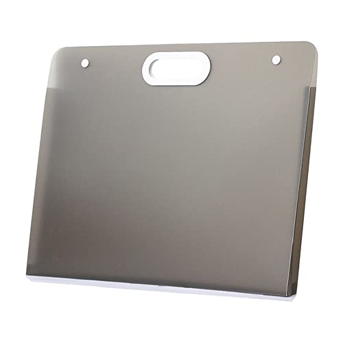 Sohynca Plastic Art Portfolio, Large Art Portfolio with Handles,Waterproof Portfolio Folder for Artwork, Arts Storage Case for Drawing Sketch Photography Poster (Black 22.44 x 17.32 inch) - size: Black 22.44 x 17.32 inch