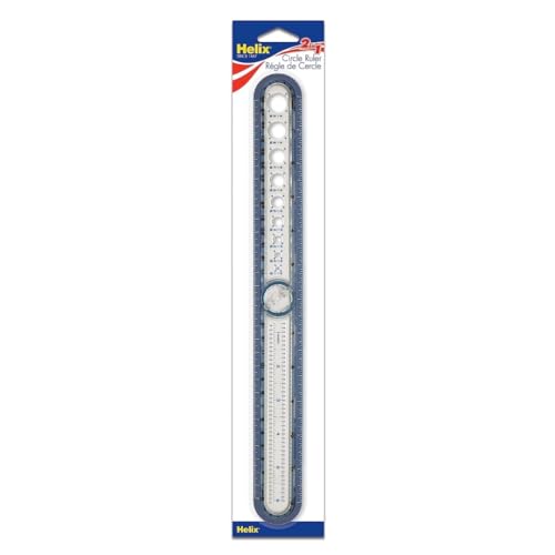 Helix - Circle Ruler - Assorted Colors - 12-inch