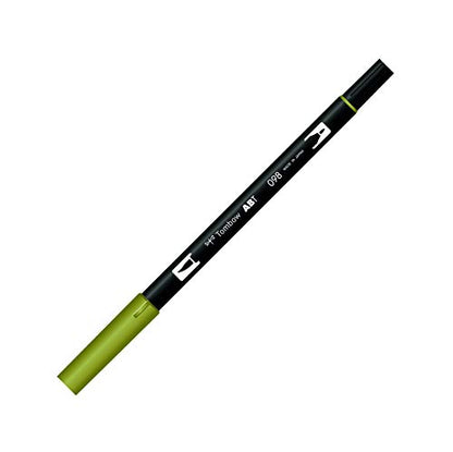 Tombow Dual Brush Pen, ABT, No. 098 (AB-T098) - color: 098 Avocado