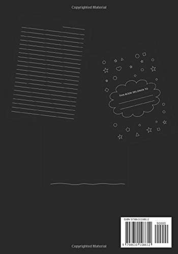 Black Paper Sketchbook And Journal: Sketch Book & Journal Unicorn Cover For Drawing with Gel Pens For Girls