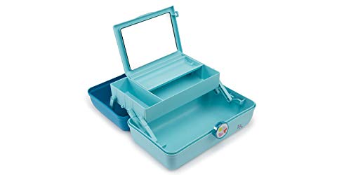 Caboodles On-the-go Girl - Forever Fun Cosmetic Organizer, Make-up & Accessory Case, Turquoise Over Sky, 1 count (CAB56264B) - color: Turquoise Over Sky
