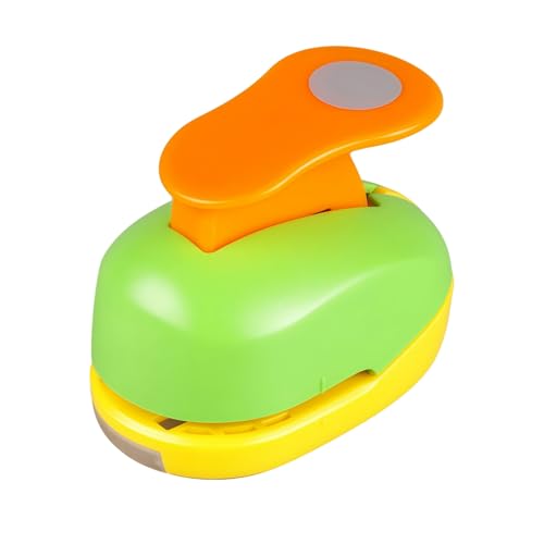 Circle Punch 1/2 inch Craft Lever Circle Shape Lever Punch Handmade Paper Candy Color By Random 1/2 inch（12mm） - color: EVA-Circle-1/2