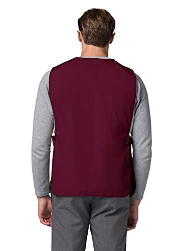 Adar Universal Cobbler Apron 6 Pack - Unisex Cobbler Apron - color: Burgundy, size: Standard