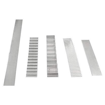 Litoexpe 5pcs Polymer Clay Cutter Blade Set | Carbon Steel, Straight and Wave, for Clay Sculpting - color: 5pcs Straight and Wave