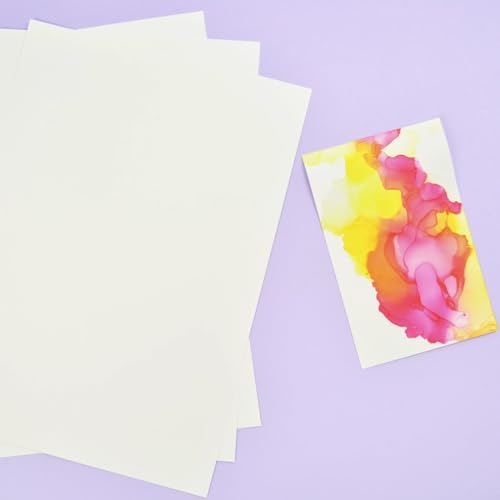 Craftelier - Yupo A4 Paper | Non-Porous Synthetic Paper for Alcohol-Based Inks | Smooth Surface, Easy to Cut or Die-Cut | 10 Sheets (250 g/m²) | 29,7 x 21 cm (11.69"x8.27") - size: A4
