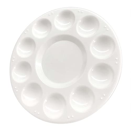 Paint Tray Palette - White Plastic Paint Tray for Kids, Paint Supplies