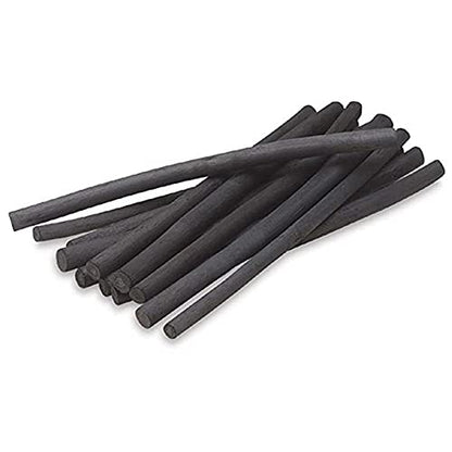Vine Charcoal, Soft, Black Charcoal Sticks for Drawing, Sketching, and Fine Art, Willow Sketch Charcoal Pencils for Drawing (3-8mm(6pcs)) - style: 3-8mm