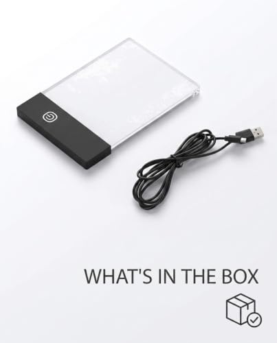 ZAICOLER LED Light Board, Flip Book Light Pads, Ultra Thin Portable Tracing Box with Adjustable Brightness & Non Slip Backing, Ideal for Drawing Animation & Art Craft