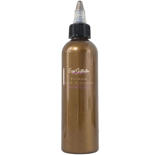 Ezgi Sertcetin Cell Activator for Acrylic Pouring Paint, Metallic Brownie - color: Metallic Brownie