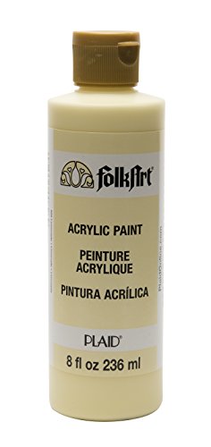 FolkArt Acrylic Paint in Assorted Colors (8 oz), , Lemonade - color: Lemonade, size: 8 Fl Oz (Pack of 1)