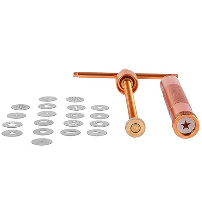 Stainless Steel Clay Extruder Sugar Paste Extruder Cake Fondant Decorating Tool Set Ceramics & Pottery Clay Extruders Mixers & Presses (Pink) - color: Pink