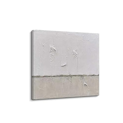 NANKAI Art minimalist style gray and white abstract oil painting - color: NKHB001