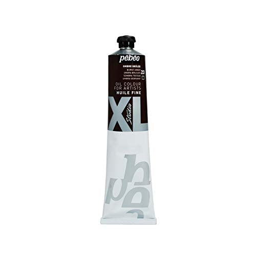 Pébéo - Fine Oil XL 200 ML - Brown Painting - Brown Color Painting - Pébéo Oil Painting - Burnt Shade 200 ml - color: Burnt Shade
