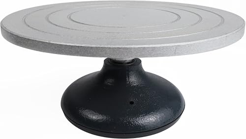 12 Inch Heavy Duty Pottery Wheel, Metal Decorating Banding Wheel | for Adults - size: 12''