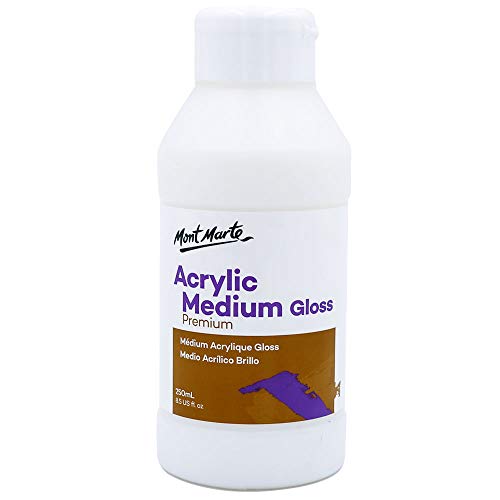 Mont Marte Acrylic Medium Gloss 8.45oz (250ml)