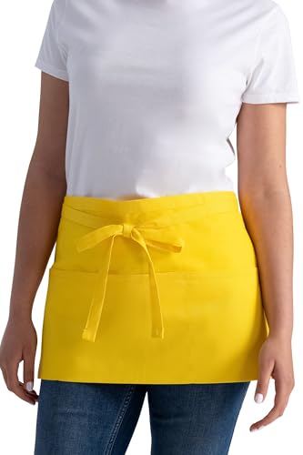 Chef Works Unisex Waitress Apron - color: Lemon