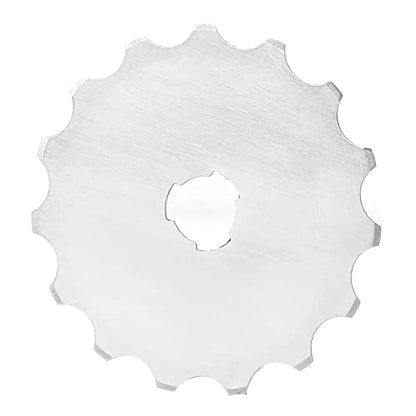 RotaryCutter Blade, 5pcs 45mm Crochet EdgeRotary Cutter Blade With High Wear For Cutting Crafts And Artwork Of Fabric Paper Ect