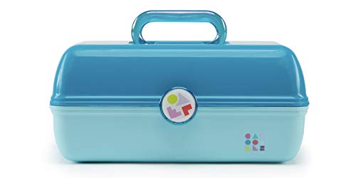 Caboodles On-the-go Girl - Forever Fun Cosmetic Organizer, Make-up & Accessory Case, Turquoise Over Sky, 1 count (CAB56264B) - color: Turquoise Over Sky
