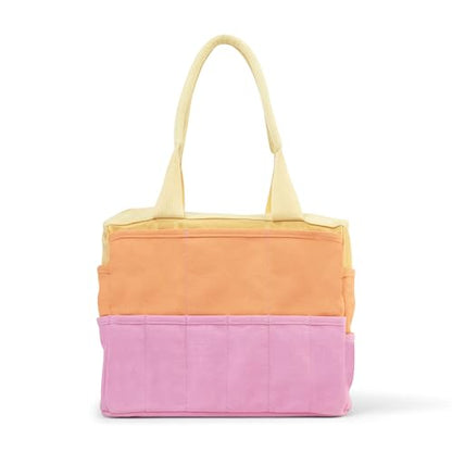 Soolla Studio Bag: Art Supply Storage Organizer & Pottery Tool Bag, Washable Tote, Yarn Bag, Crochet, 30 Pockets, 15+ Colors - color: Becca Sands