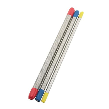 TAODAN 3PCS Ceramic Sculpture Set Stainless Steel Vertical Hair Texture Bar Detail Tool for Doll/Book Making Paper Projects Polymer Clay