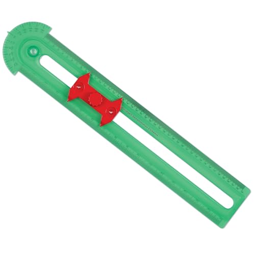 Learning Resources Bullseye Demonstration Compass, Dual-Scale Ruler, Classroom Whiteboard Accessories, Teacher Aids, Grades 1+