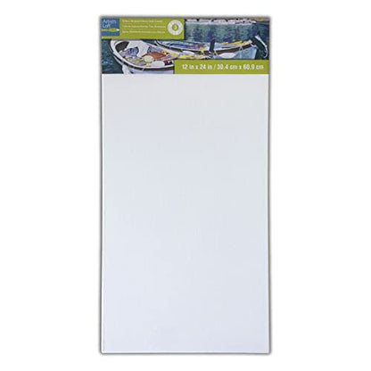 Artist's Loft Level 3 Gallery Wrapped Heavy Duty Canvas - size: 12 x 24