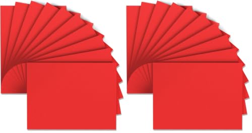 MEARCOOH Red Foam Sheets Crafts 9x12 Inch 2mm Eva Color Craft Foam Paper for Crafts Project Preschoolers Classroom Scrapbooking DIY Cosplay(10 Sheets) (Pack of 2) - color: Red, size: 10PCS Non-adhesive (Pack of 2)