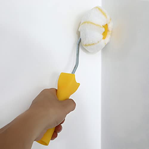 NANJA Corner Paint Roller Kit 3PCS Roller & Sleeve for Walls,Ceilings