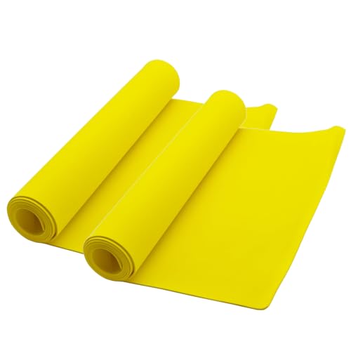 EVA Foam Roll | High Density 85kg/m3 | 2mm Thick | 48"x14" | Ideal for Cosplay, Crafts, DIY Projects (Yellow 6pcs) - color: Yellow 6pcs